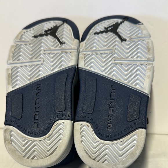 Jordan Blue and White High-Top Sneakers - Picture 5 of 5